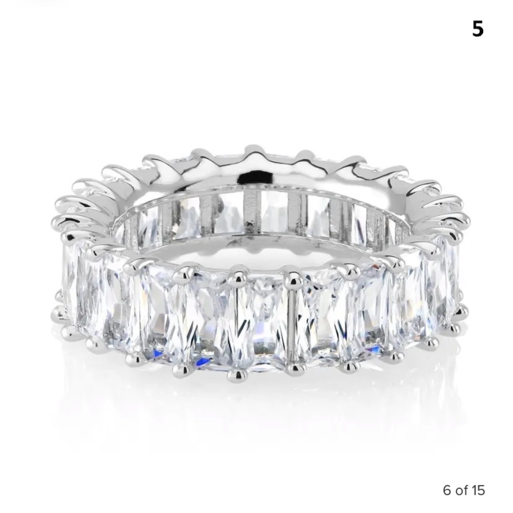 CZ Eternity Band - size 8